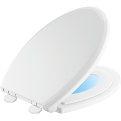 Delta Faucet 833902-N-WH Sanborne Elongated Potty Training Nightlight Toilet Seat with Slow Close and Quick-Release, White
