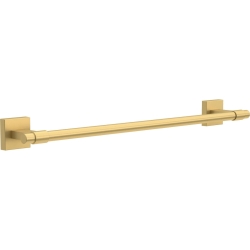 Franklin Brass Maxted (1-Pack) 18' Towel Rack for Bathroom, Modern Gold Bar Holder Wall Mounted Rod, Hardware | Accessories MAX18-MG