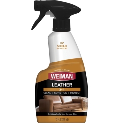 Weiman Leather Cleaner and Conditioner for Furniture - Cleans Conditions and Restores Leather Surfaces - UV Protectants Help Prevent Cracking or Fading of Leather Car Seats, Shoes, Purses