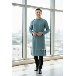 A93 - Men’s Áo Dài Stone Blue