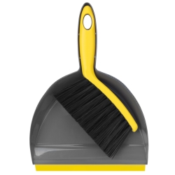 Dustpan and Broom Set Small – Mini Handheld Dustpan and Brush Combo for Home, Desktop, Sofa, Cat Litter, Car, Camping & Small Space Cleaning