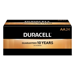 Duracell MN1500BKD Alkaline Battery with Duralock, Size Aa, Shape, (Pack of 144)