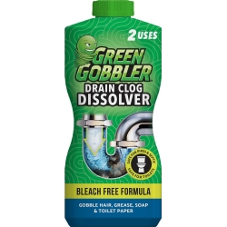 Green Gobbler Drain Clog Dissolver, Drain Opener-Cleaner ,Toilet Clog Remover, 31 oz