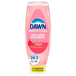 Dawn Gentle Clean EZ-Squeeze Dishwashing Liquid Dish Soap, Pomegranate and Rose Water Scent 24.3 fl oz