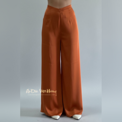 R19 - Regular Pants Orange Tô Châu Silk (Quần Tô Châu ống xéo)